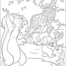 The Wild 30 - Coloring page - DISNEY coloring pages - The Wild coloring book pages