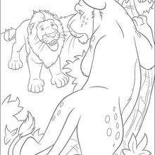 The Wild  4 - Coloring page - DISNEY coloring pages - The Wild coloring book pages