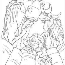 The Wild 40 - Coloring page - DISNEY coloring pages - The Wild coloring book pages
