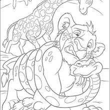 The Wild 41 - Coloring page - DISNEY coloring pages - The Wild coloring book pages