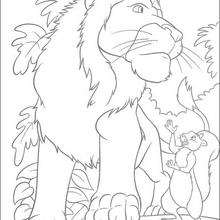The Wild 43 - Coloring page - DISNEY coloring pages - The Wild coloring book pages
