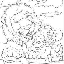 The Wild 55 - Coloring page - DISNEY coloring pages - The Wild coloring book pages