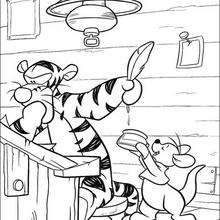 Tigger - Coloring page - DISNEY coloring pages - Winnie The Pooh coloring pages