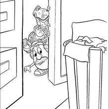 Toy Story 32 - Coloring page - DISNEY coloring pages - Toy Story coloring book pages