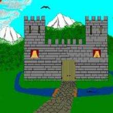 Fortress 1 - Drawing for kids - KIDS drawings - HISTORY drawings