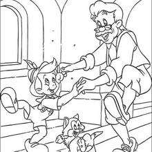 True young boy - Coloring page - DISNEY coloring pages - Pinocchio coloring pages