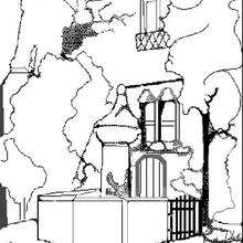 Fountain - Coloring page - COUNTRIES Coloring Pages - PRINTABLE Countries coloring pages