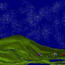 Stars - Drawing for kids - KIDS drawings - LANDSCAPE drawings - SPACE